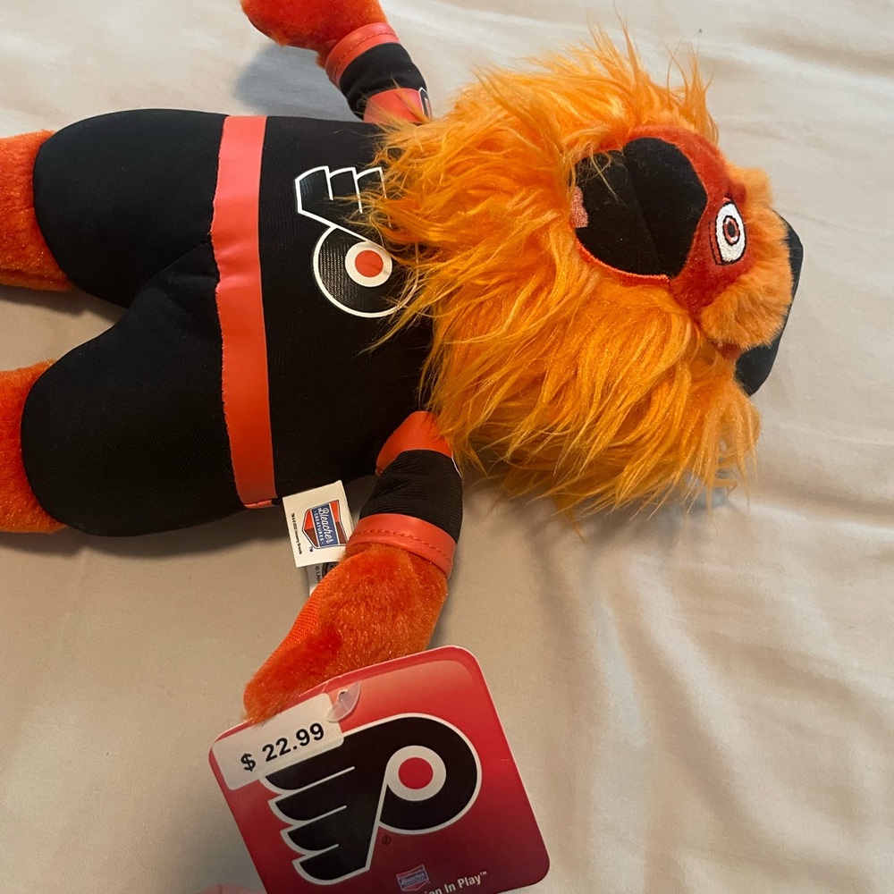 Gritty Plush Mascot Philadelphia Flyers 12 inch NWT - Picture 3 of 4